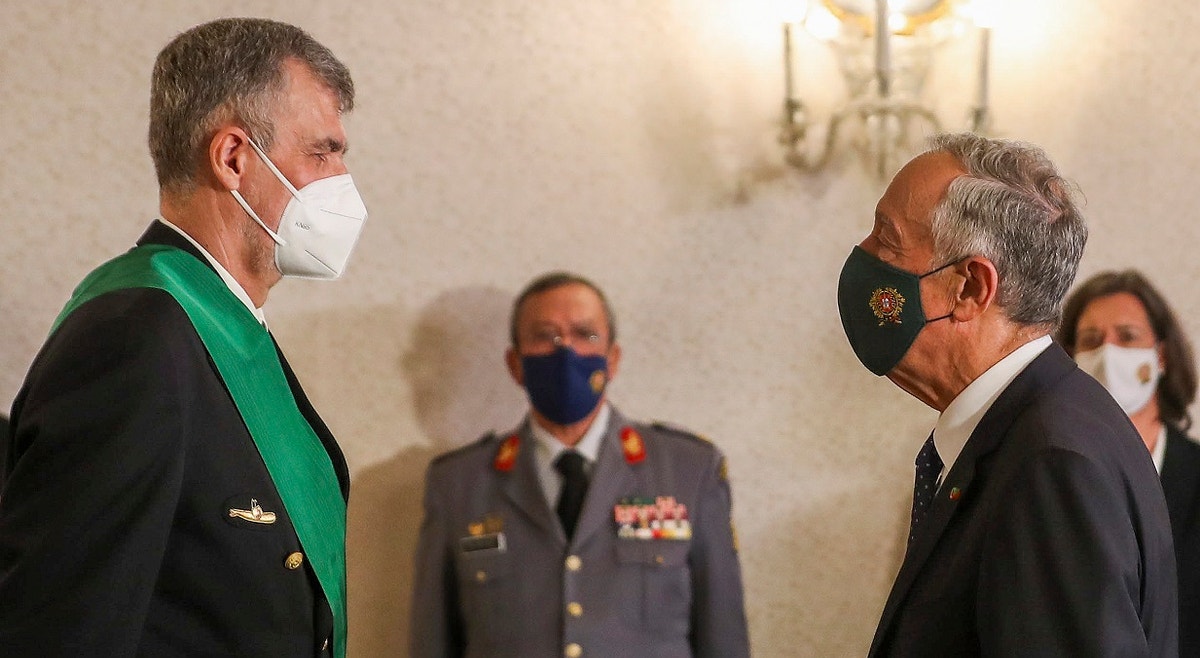 Presidente da República deu posse a almirante Gouveia e Melo como Chefe ...